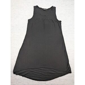 Cut Loose Dress Womens Extra‎ Large Black Sleeveless Linen Blend Tank Made USA